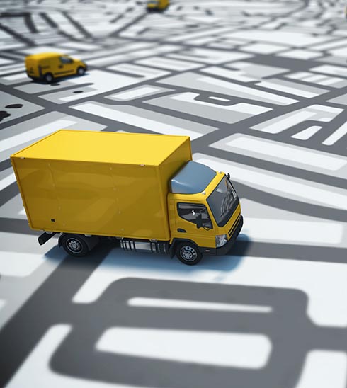 AIを使った高速、正確な配車管理で限られたトラック・運転手を有効活用