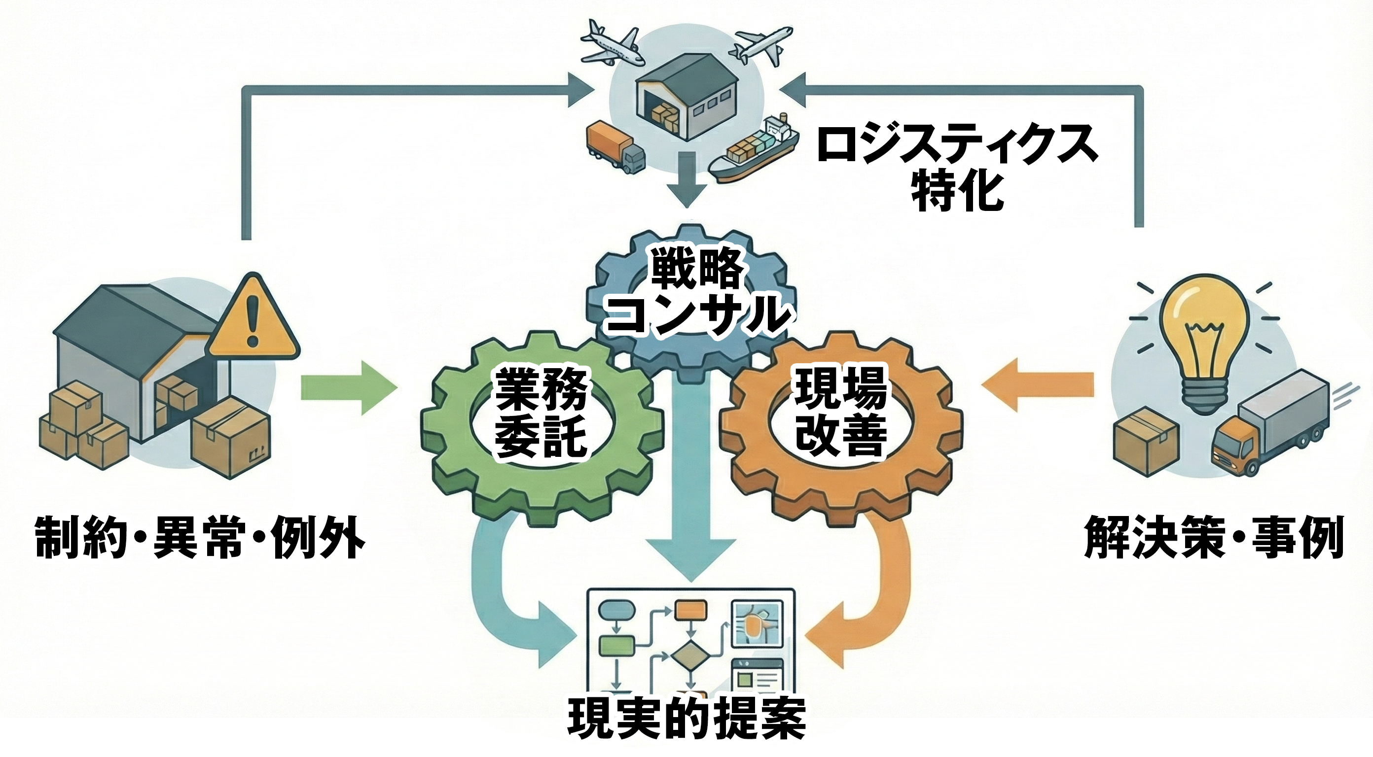 ロジスティクスに特化しているからこそのイメージ